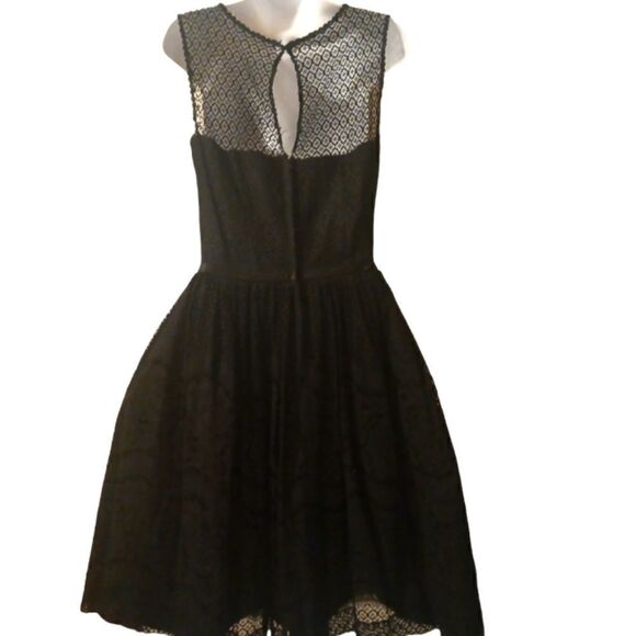 Jonathan Logan vintage black lace fit and flare formal party dress size 2 - Picture 6 of 14